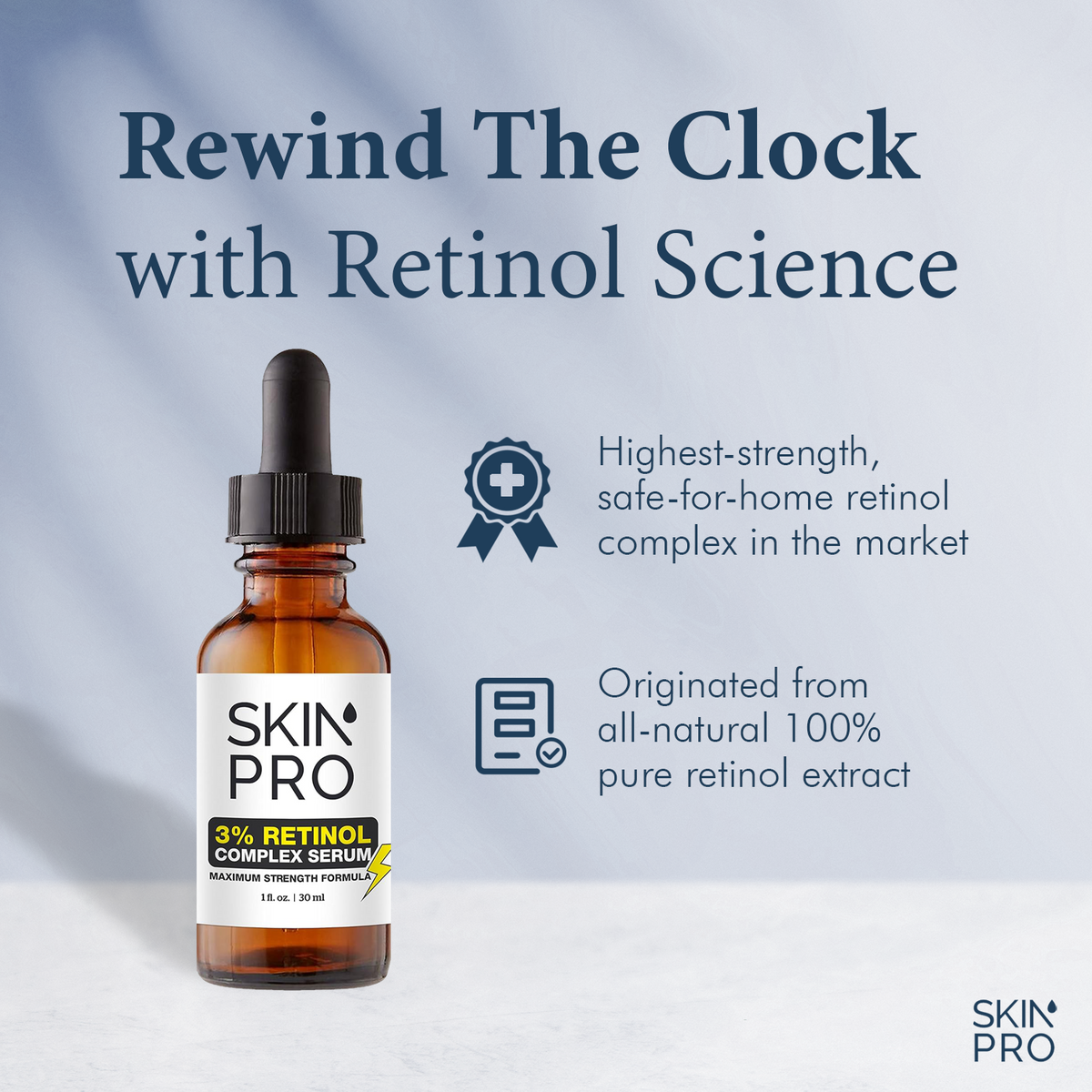 SkinPro 3% Retinol Complex Facial Serum