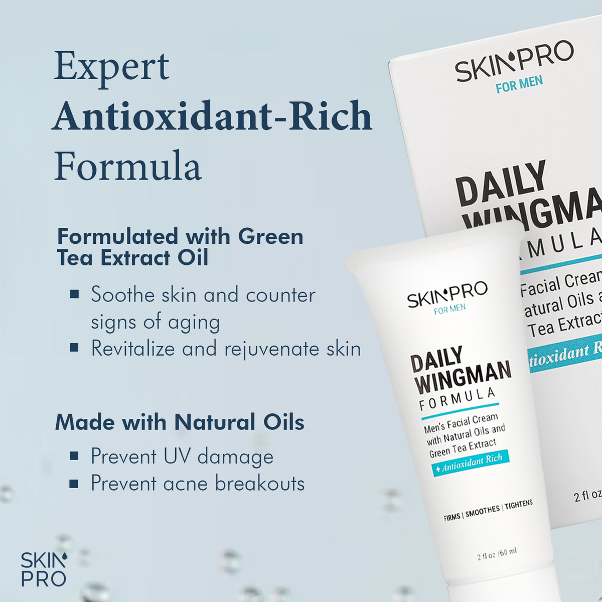 SkinPro Daily Wingman Facial Moisturizer for Men