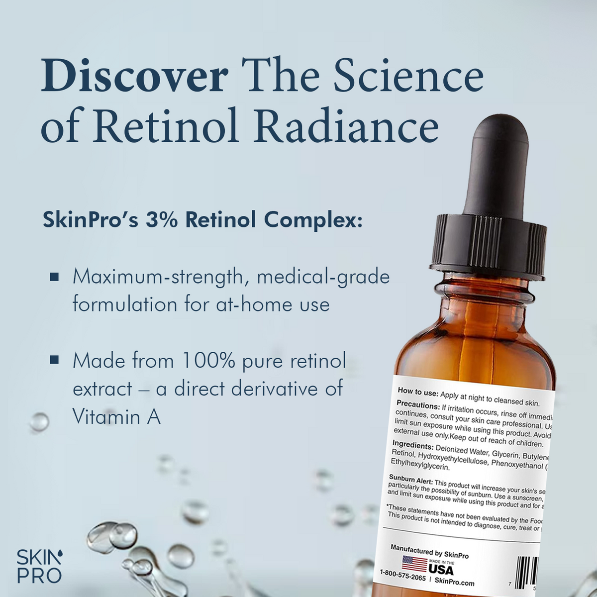 SkinPro 3% Retinol Complex Facial Serum